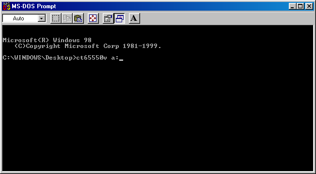 Running the file with the appropriate parameter