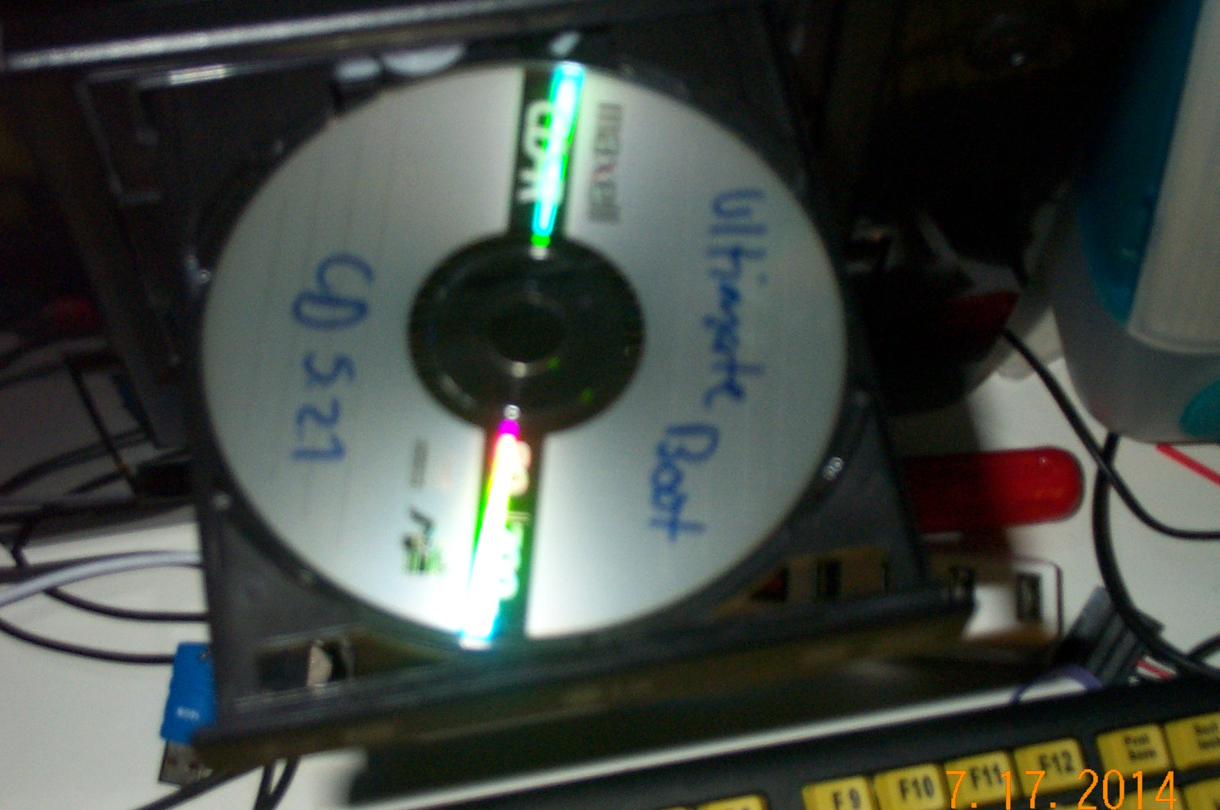 Let's test it with an important disc!