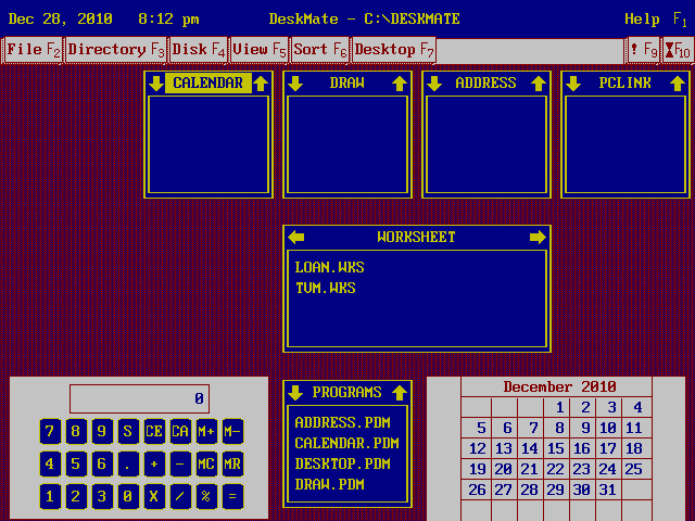 Deskmate 3 Desktop Screen