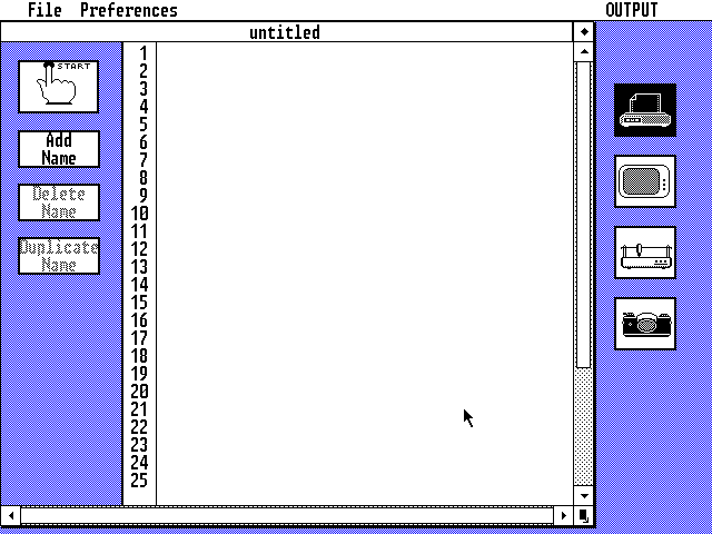 FreeGEM/XM Output