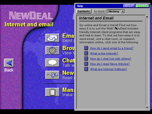 NewDeal Office 2000 Easy Mode Help