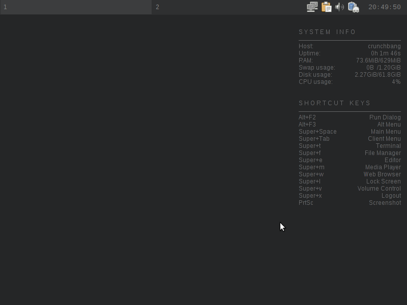 CrunchBang Desktop