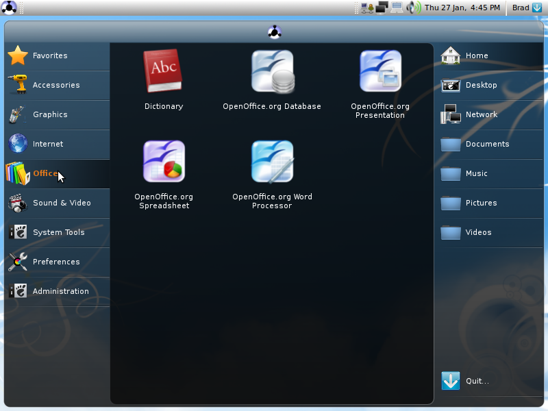 EEEBuntu 3.0 OpenOffice