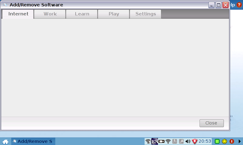 EEE PC Add/remove software