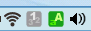 EEE PC Keyboard lock indicators