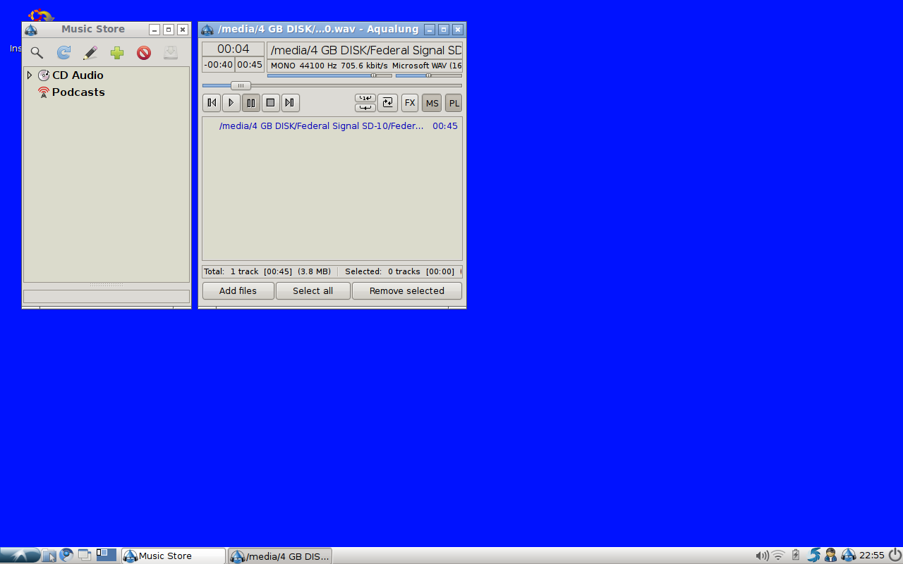Lubuntu 10.04 Aqualung