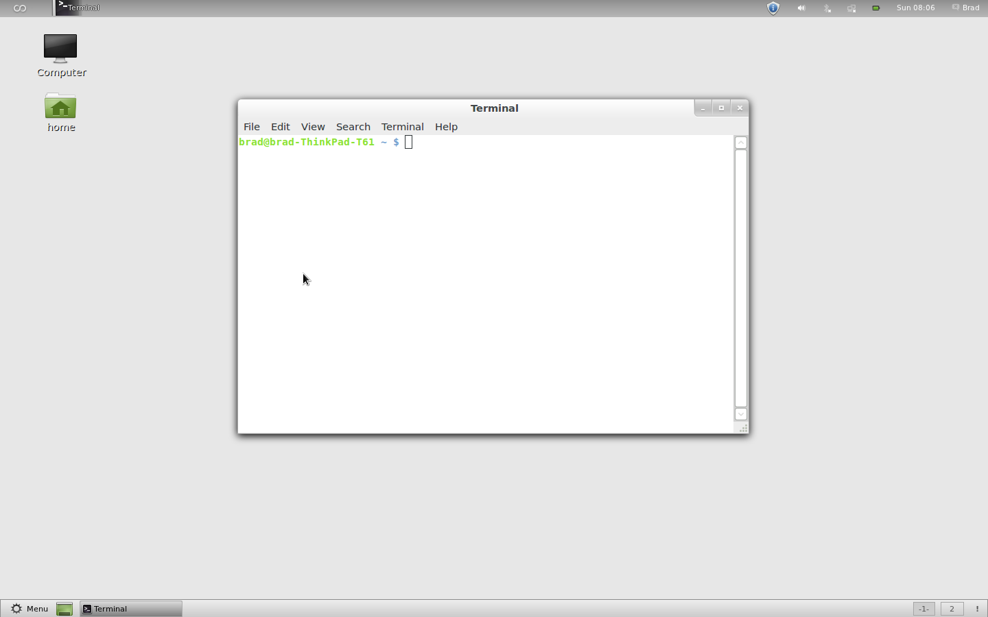 Linux Mint 12 Terminal