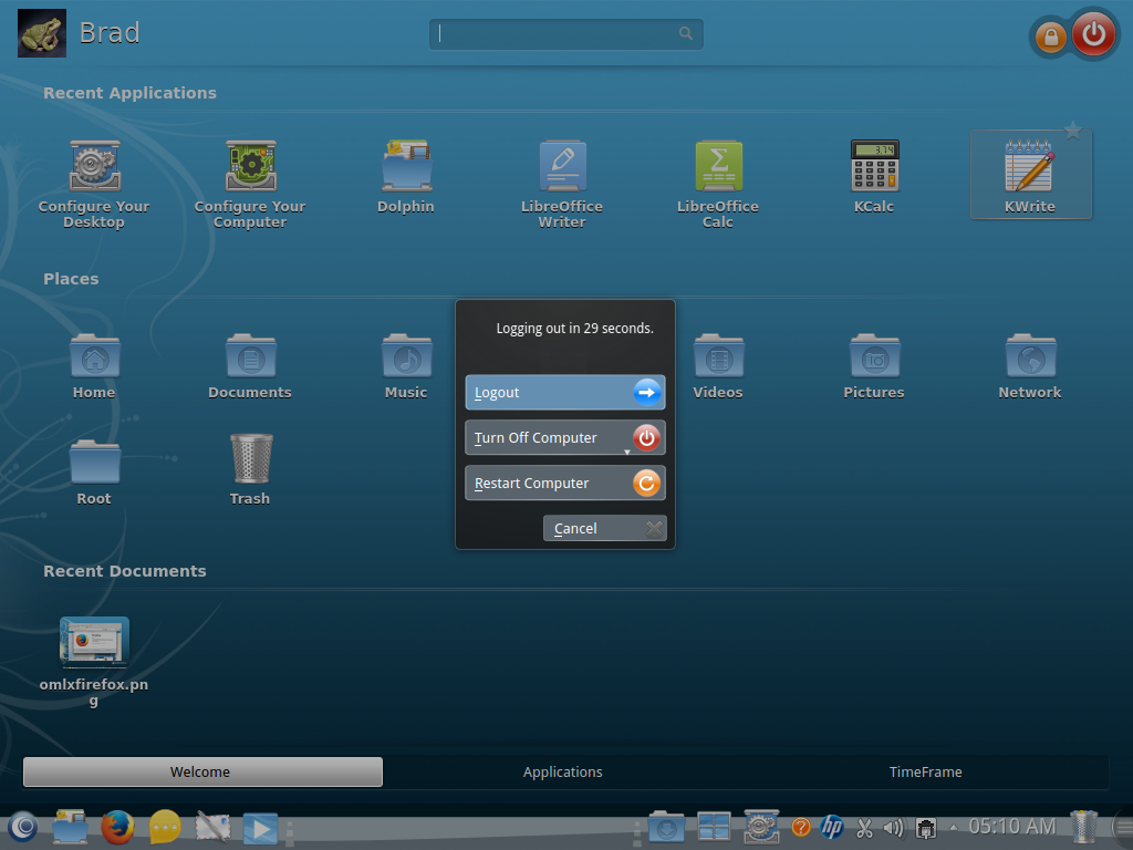 OpenMandriva Lx Shutdown