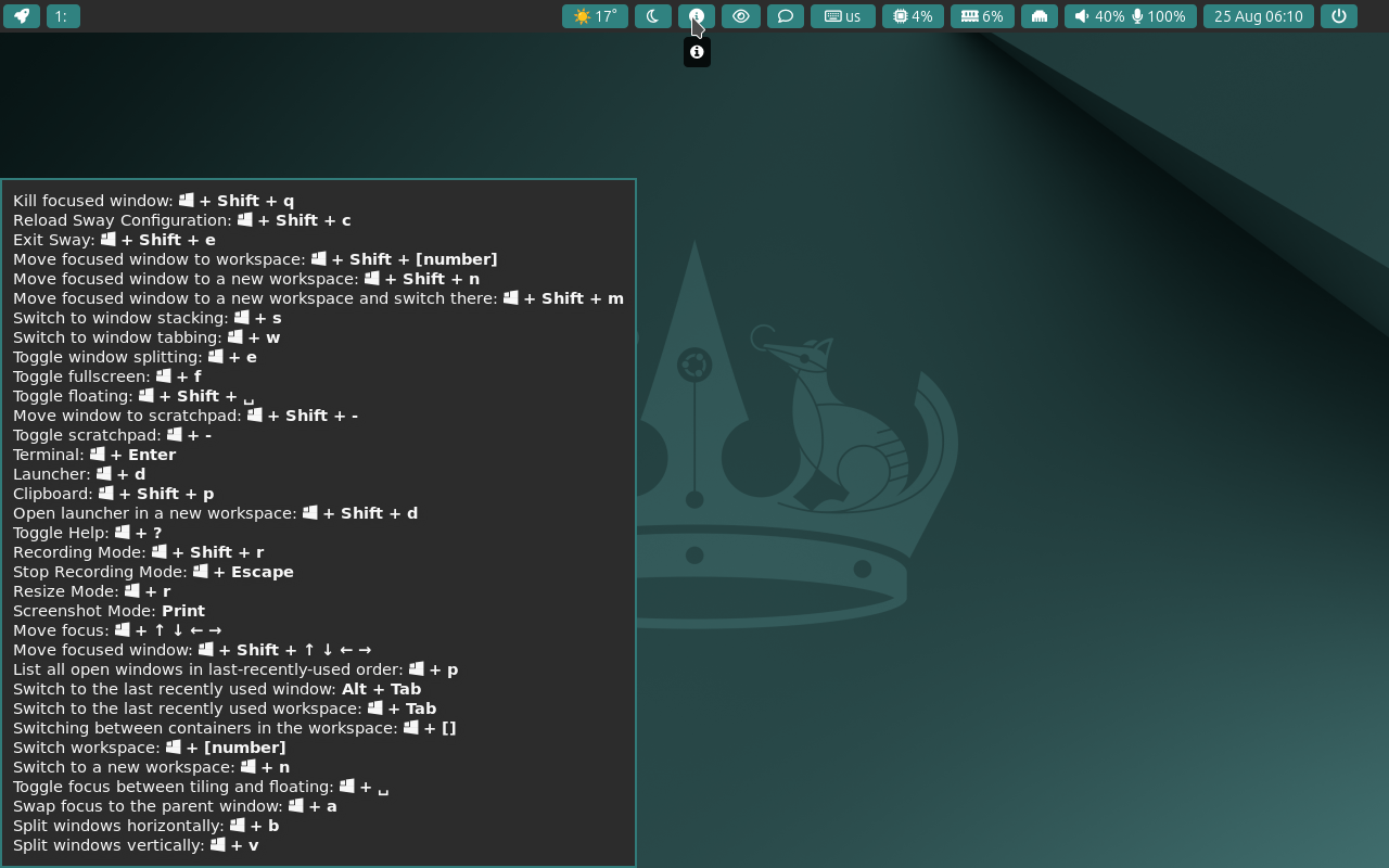 Ubuntu Sway Window controls