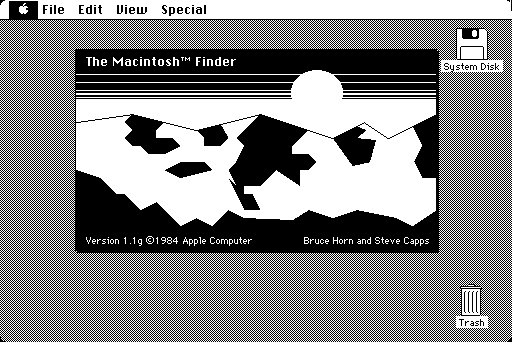 Mac System 1.1g About