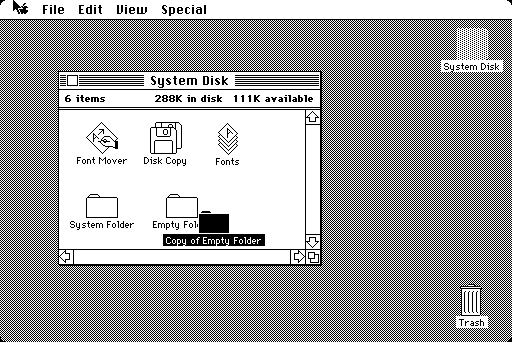 Mac System 1.1g Duplicate