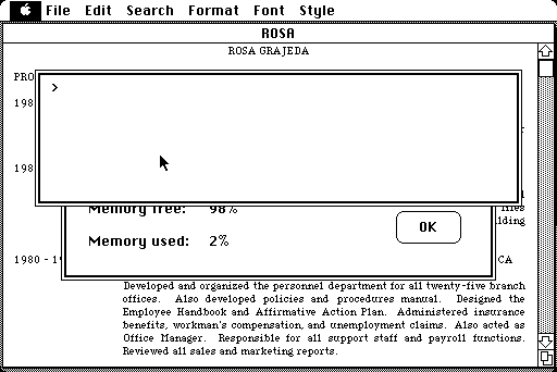 Mac System 1.1g Interrupt