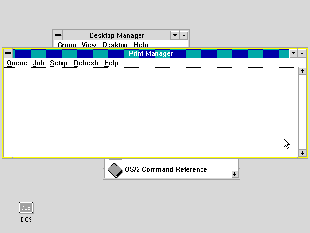 OS/2 1.3 Print Manager