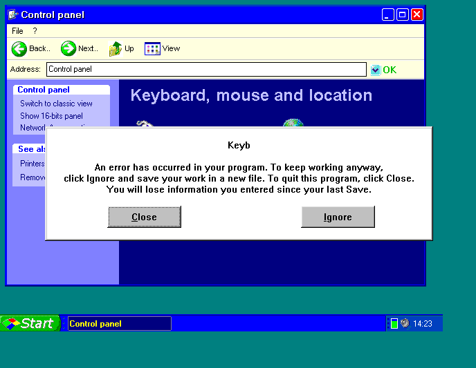 xFeel Error Message