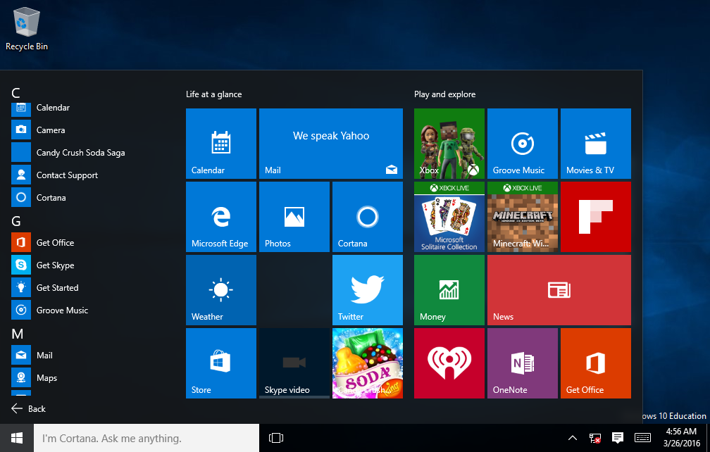 Windows 10 Applications