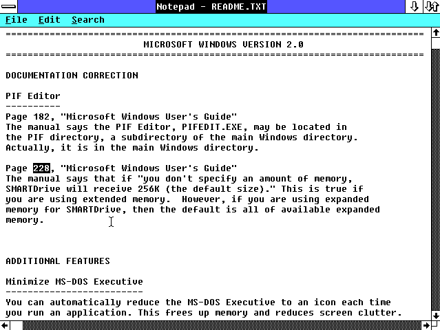 Windows 2.03 Program