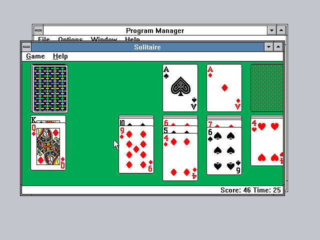 Windows 3.0 Solitaire