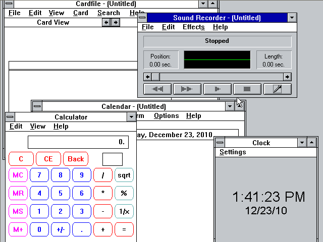 Windows 3.1 Applications