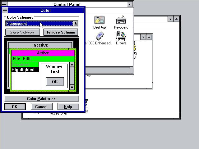 Windows 3.1 Control Panel
