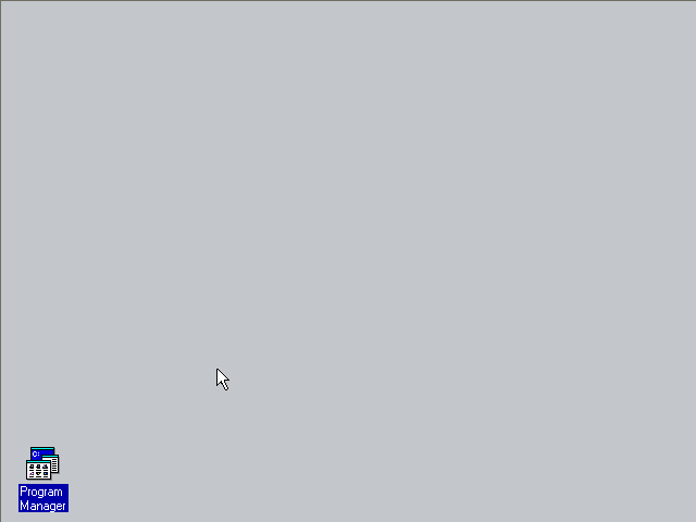Windows 3.1 Minimized