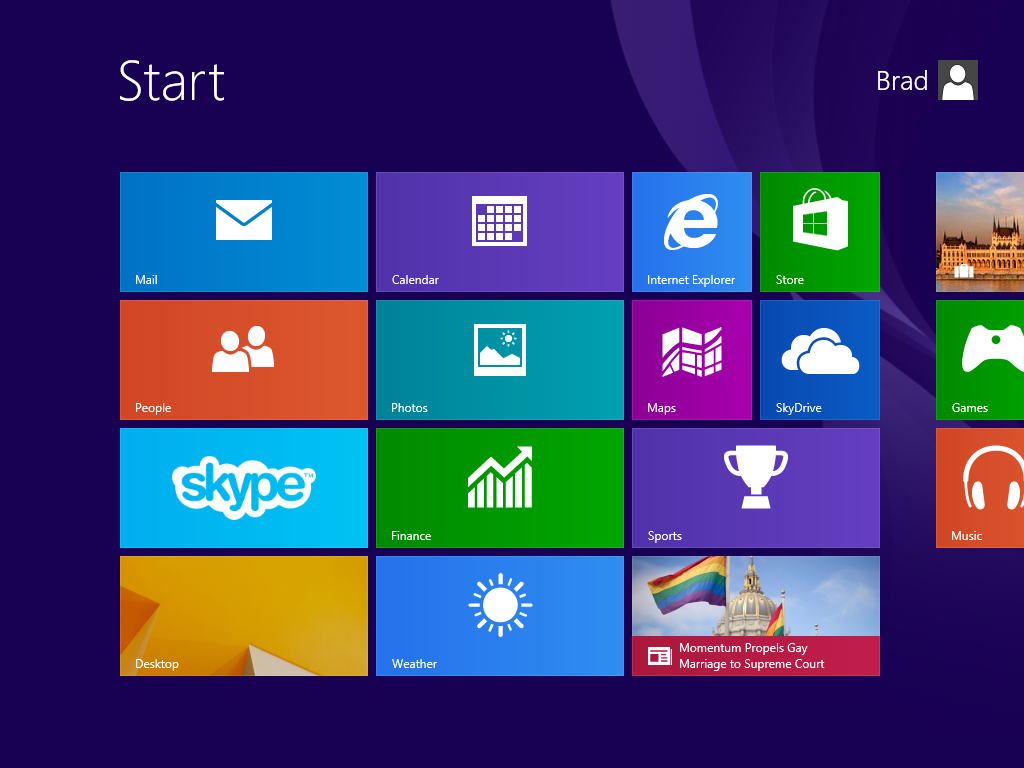 Windows 8.1 Metro Start
