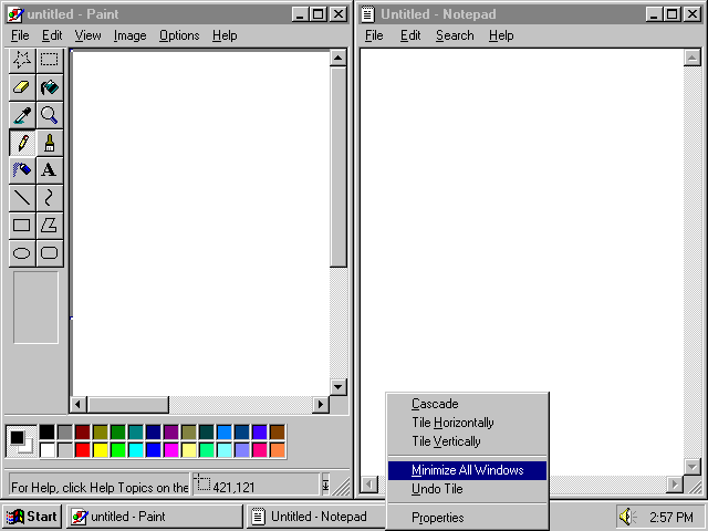Windows 95 Tile