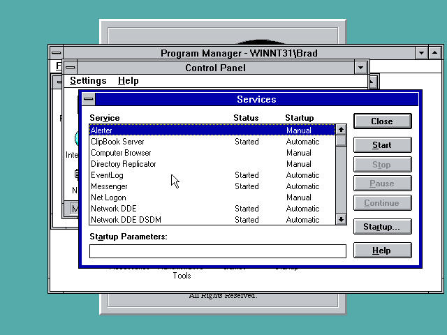 NT 3.1 Services