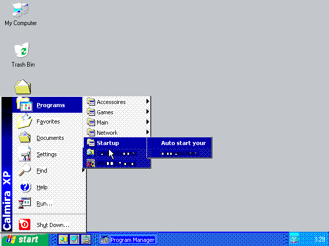 Calmira 4.0 Start Menu