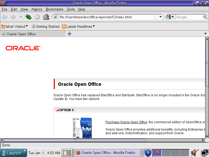 Solaris 10 U10 OpenOffice Fail